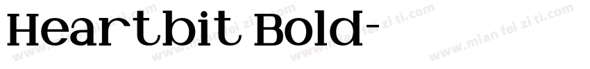 Heartbit Bold字体转换